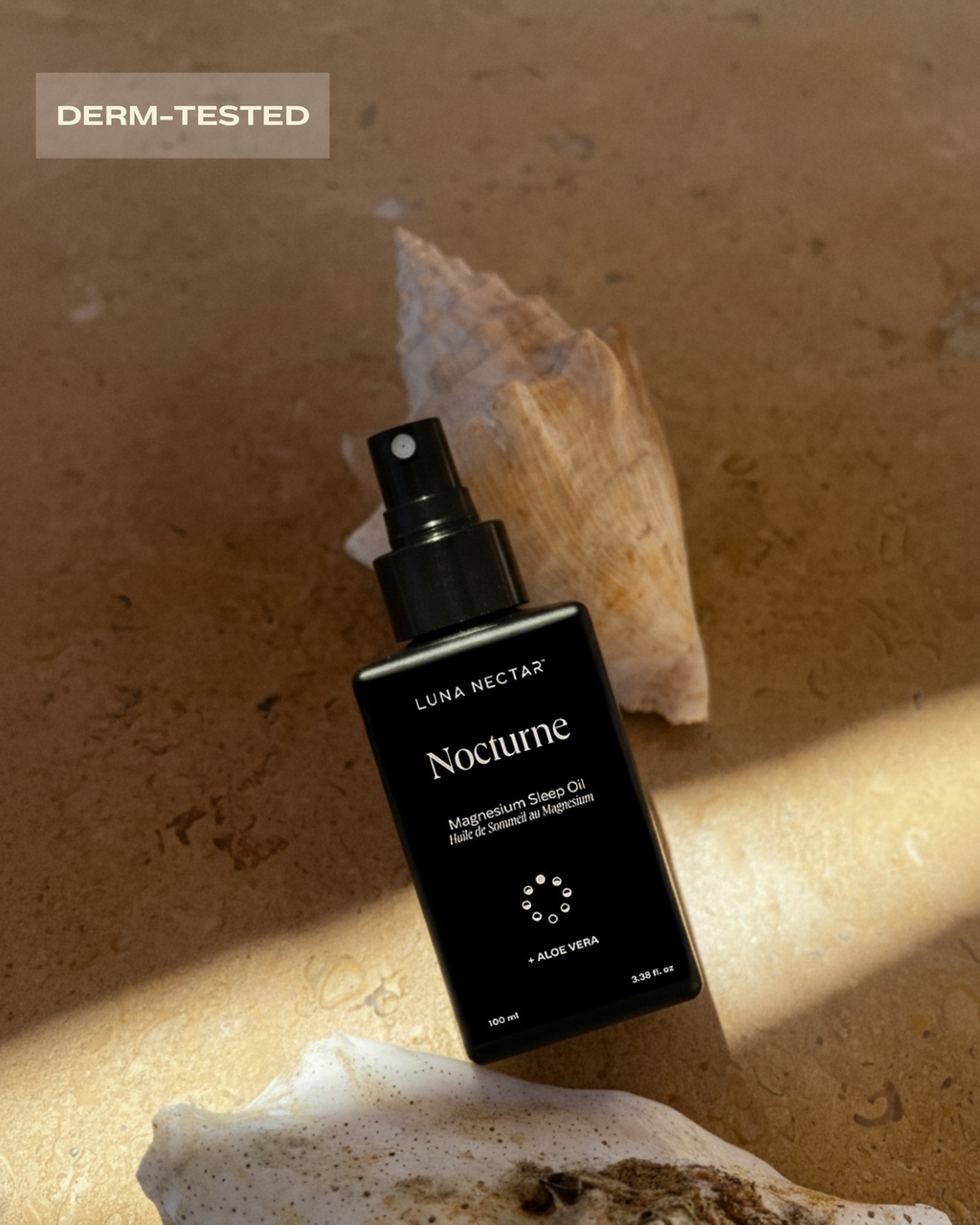 Nocturne Huile de Magnésium pour le Sommeil | Anti-stress et soulagement des douleurs menstruelles
